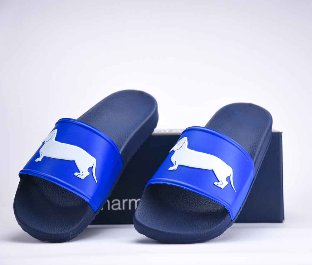 HARMONT AND BLAINE CIABATTA UOMO EVA - LOGO BLU - BIANCO