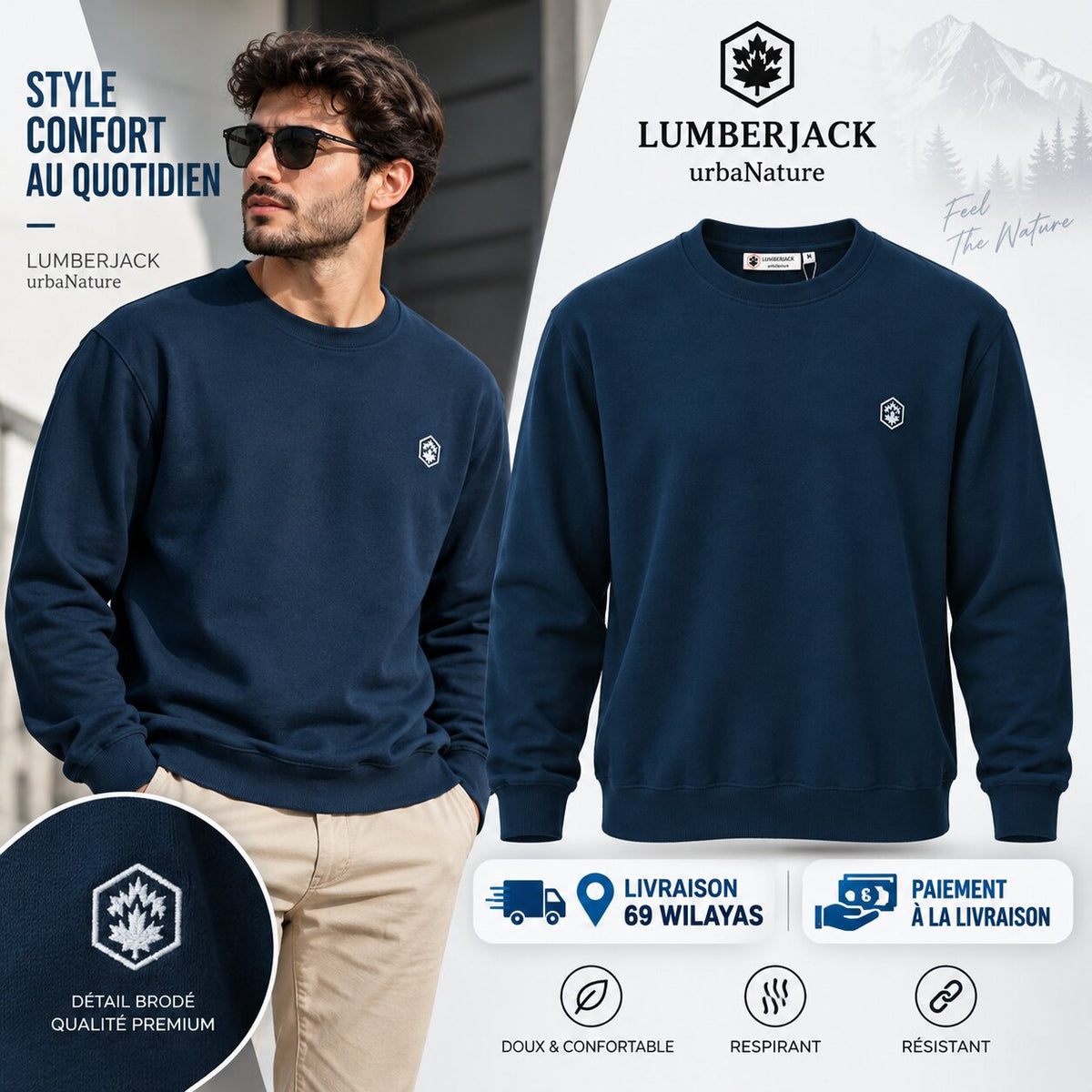 LUMBERJACK SWEAT SHIRT
